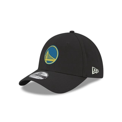 Golden State Warriors Gorra | New Era NBA Team Classic 39thirty Stretch Fit Cap Mexico - Negros